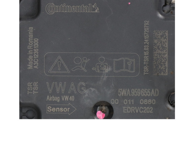 Блок подушек безопасности 5WA959655AD   Skoda Octavia Mk4