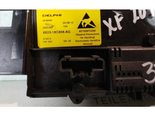 Блок управления климат-контролем 8X23-18C858-AG, 8X23-18C858-AG   Jaguar XF X250