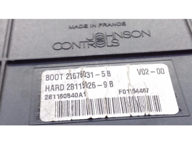 Pojistková skříňka 216760315B, 216761594 Peugeot 307 CC 2007