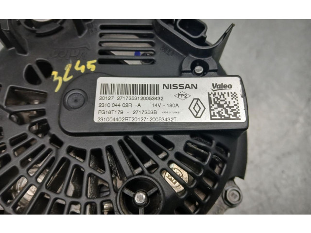 Генератор 231004402R, 14V Renault Clio V