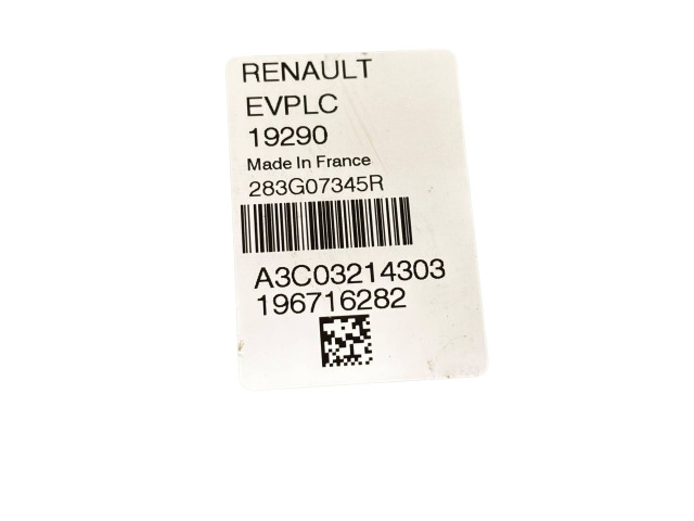 Řídící jednotka A3C03214303, 283G07345R Renault Zoe 2020