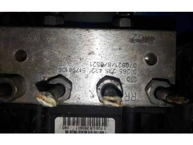 Pojistková skříňka Блок ABS 0265235432 Fiat Punto (199) 2007