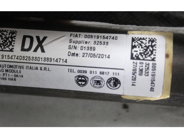 Боковая подушка безопасности 51915474 Fiat Punto (199)