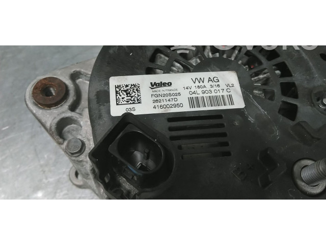 Генератор 04L903017C, 04L903017A Audi A6 S6 C7 4G