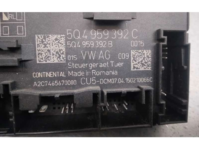 Блок комфорта 5Q4959392C, DELDERE Skoda Octavia Mk3 (5E)