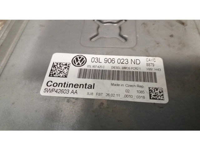 Блок управления двигателя 03L906023ND, 03L907425C   Volkswagen Touran II