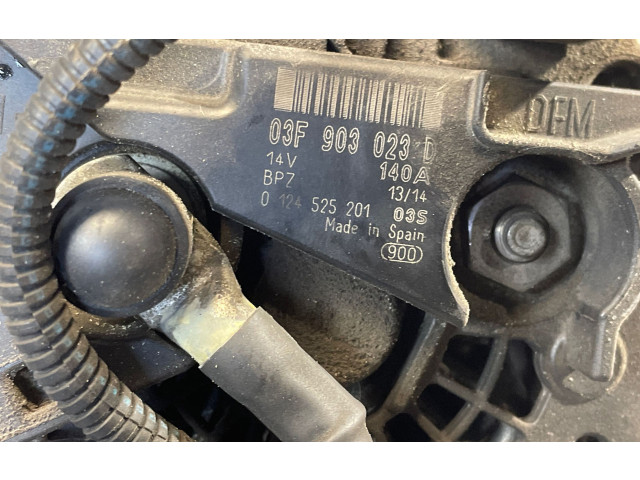 Генератор 03F903023D, 0124525201   Skoda Rapid (NH)      