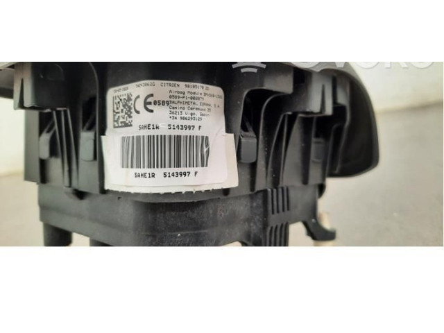 Надувная подушка для руля 98185170ZD Citroen Berlingo