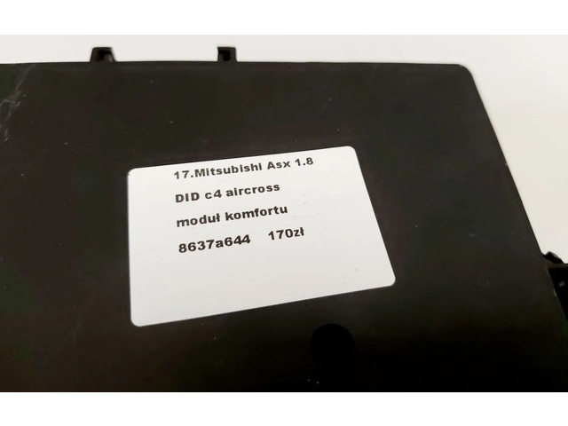 Блок комфорта 8637A644 Mitsubishi ASX