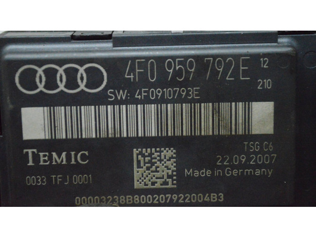 Блок комфорта Audi A6 S6 C6 4F