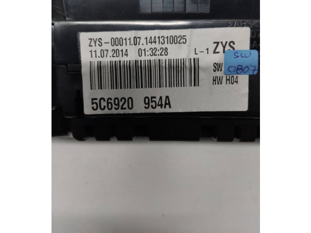 Панель приборов 5C6920954A Volkswagen Jetta VI