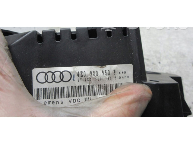 Přístrojová deska Audi A8 S8 D3 4E 2006 4E0920950P