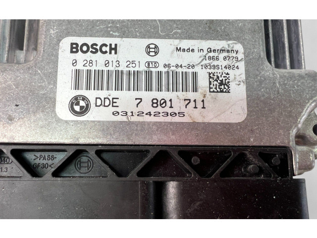 Řídící jednotka 7801711, 0281013251 BMW 5 E60 E61 2009