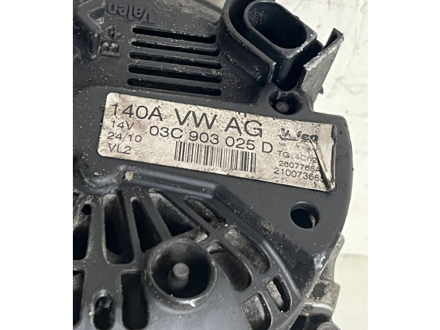 Генератор 03C903025D, TG14C027 Volkswagen Golf VI