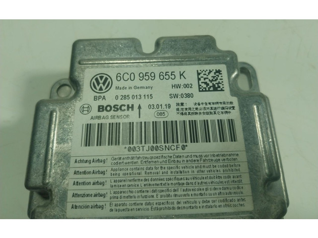 Блок подушек безопасности 6C0959655KZ00, 6C0959655K Skoda Rapid (NH)