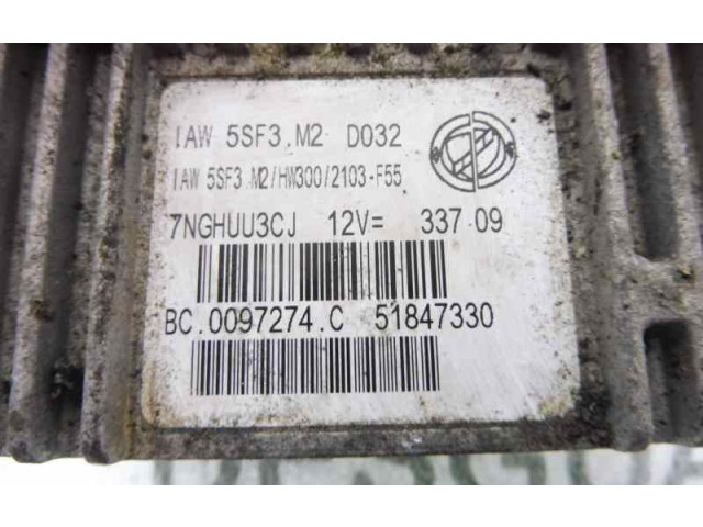 Řídící jednotka 51854490, 0098317 Fiat Punto Evo 2009