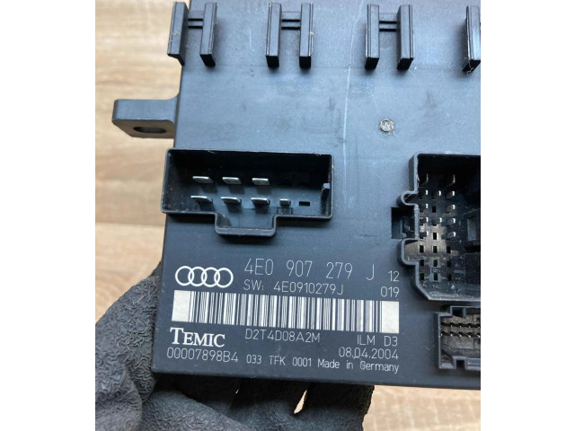 Блок комфорта 4E0907279J, 4E0910279J   Audi A8 S8 D3 4E   