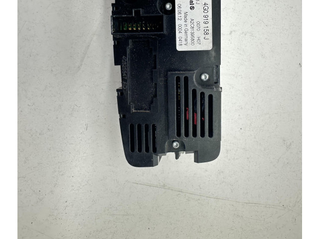 Блок управления климат-контролем 4G0919158J, 4G0919158J Audi A6 S6 C7 4G
