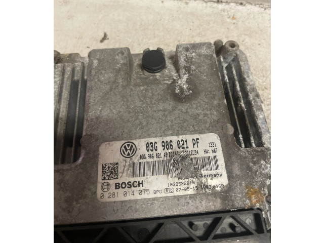 Řídící jednotka 03G906021PF, 0281014075 Volkswagen Caddy 2006