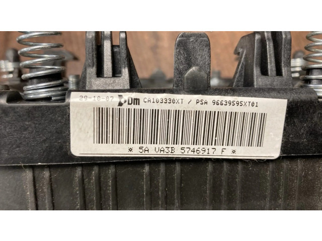 Подушка безопасности водителя 96639595, 96639595XT   Citroen Berlingo