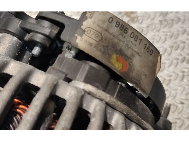 Генератор 0986081160 Volkswagen Caddy 2.0