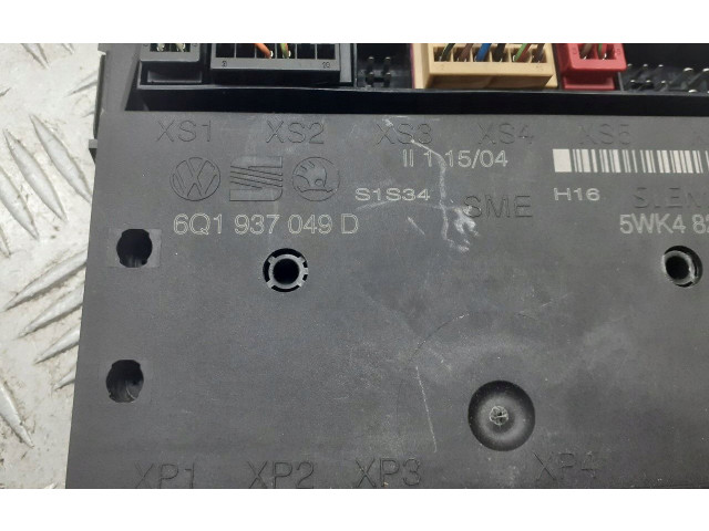 Блок комфорта 6Q1937049   Skoda Fabia Mk1 (6Y)   