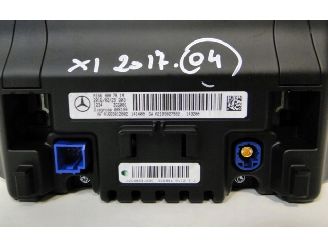 Дисплей A1669007814 Mercedes-Benz A W176