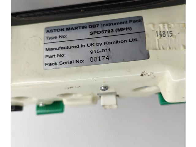 Přístrojová deska Aston Martin DB7 1995 915011, 3886045