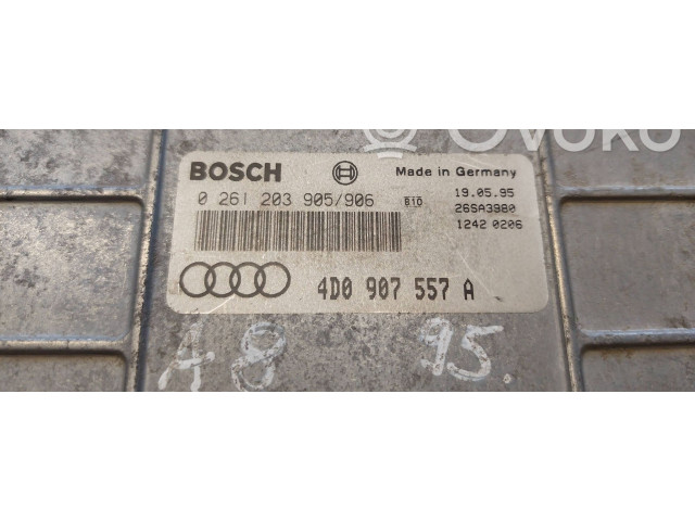 Блок управления двигателя 4D0907557A, 0261203905   Audi A8 S8 D2 4D
