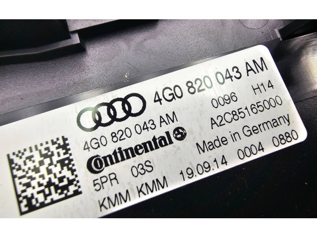 Блок управления климат-контролем 4G0820043AM, A2C85165000 Audi A6 S6 C7 4G