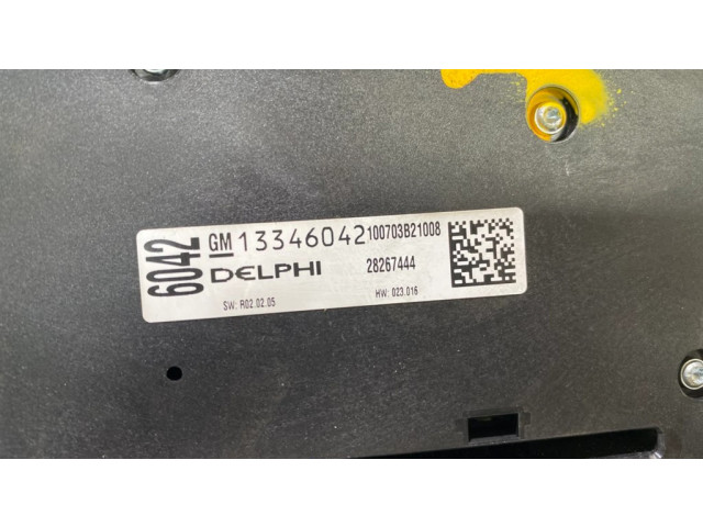 Блок управления климат-контролем 13346042, 13344819   Opel Meriva B