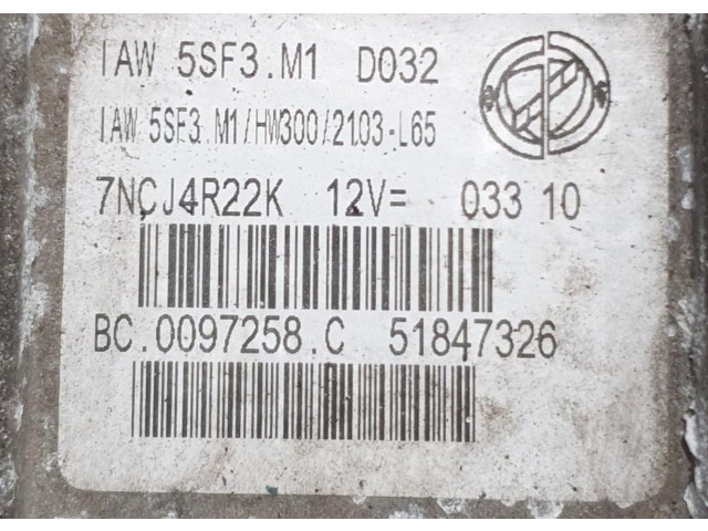 Řídící jednotka Fiat Punto Evo 2010