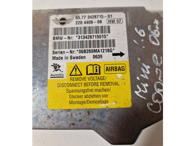 Блок подушек безопасности 3428715, 313428715015   Mini One - Cooper Coupe R56