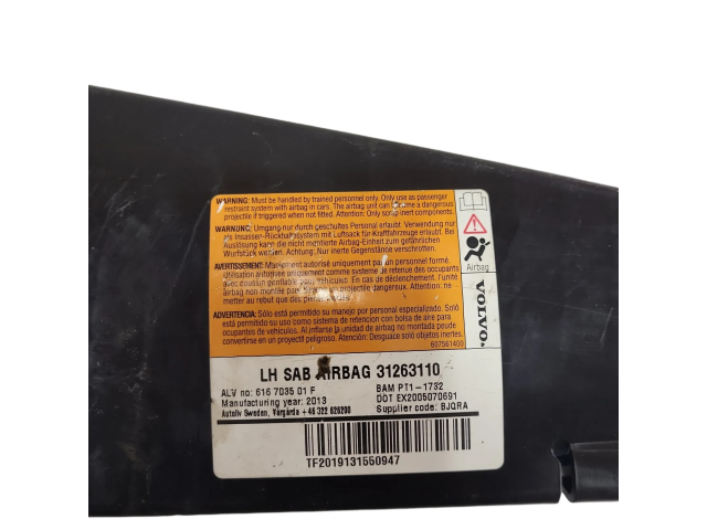 Подушка безопасности в сиденье 31263110, 622129801 Volvo S60