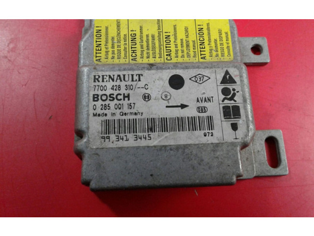 Блок подушек безопасности 7700, 0285001157 Renault Clio II