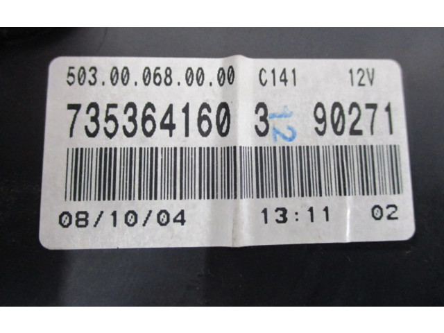 Спидометр (приборный щиток) 735364160, 735364160   Fiat Idea    