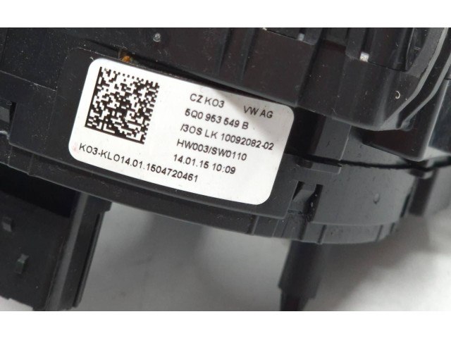 Подрулевой шлейф SRS 5Q0953549B, 1009208202 Volkswagen Golf VII