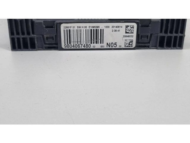 Блок комфорта 9804067480 Citroen C4 II Picasso