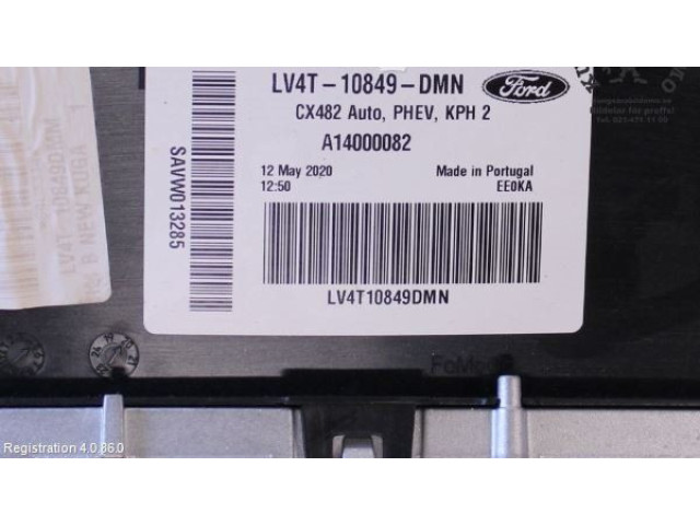 Přístrojová deska Ford Kuga III 2020 2598382, NV4T10849DJD
