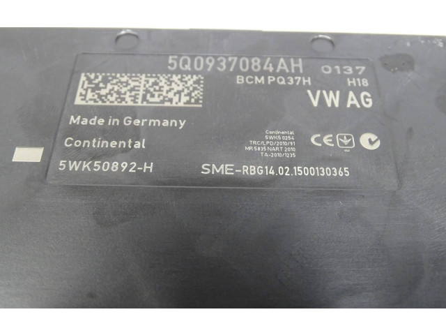 Блок комфорта 5Q0937084AH, 5WK50892H   Skoda Octavia Mk3 (5E)   