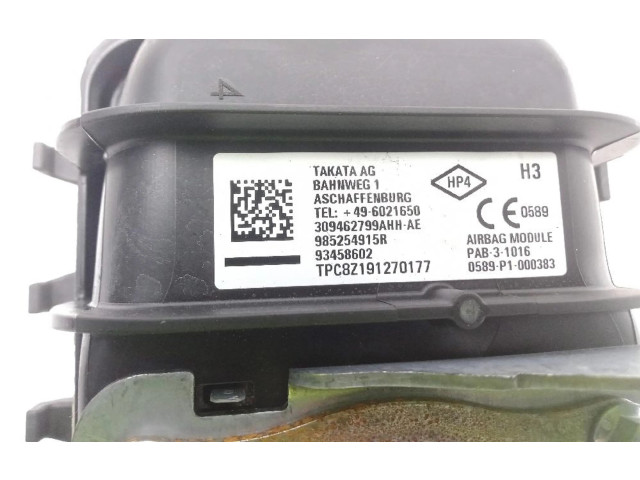 Подушка безопасности пассажира 985254915R   Renault Trafic III (X82)