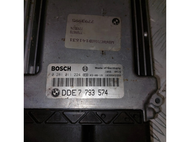 Řídící jednotka 7793574, 0281011224 BMW 5 E60 E61 2003