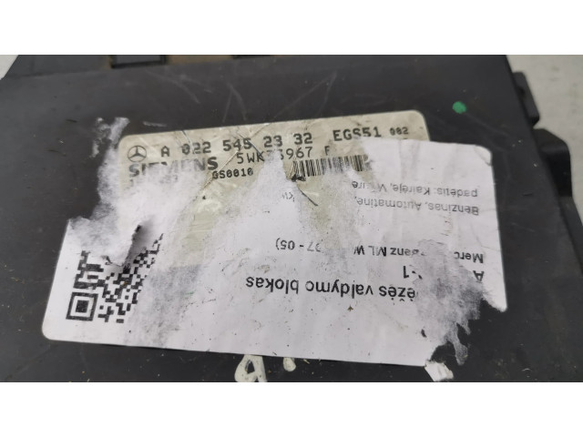 Блок управления коробкой передач A0225452332   Mercedes-Benz ML W163