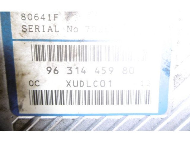 Блок управления двигателем Блок управления 9631445980, 9631445980   Citroen XM