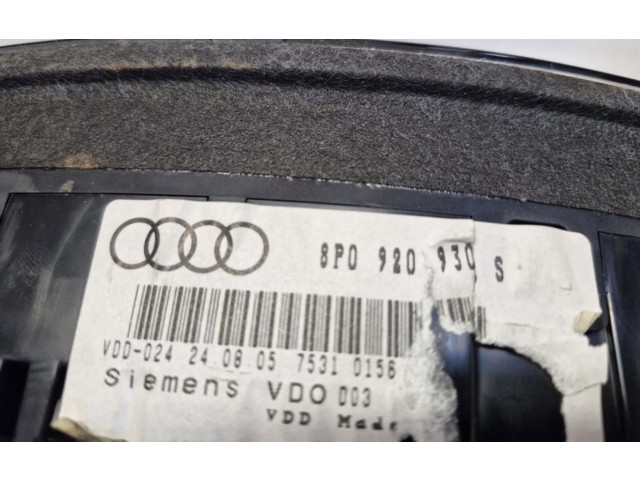 Панель приборов 8P0920930S Audi A3 S3 8P