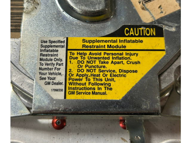 Подушка безопасности водителя 17989215 Chevrolet Camaro