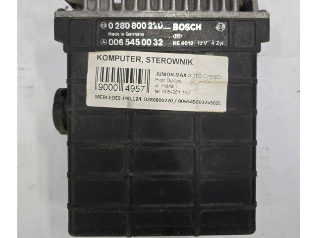 Řídící jednotka 0065450032, 0280800220 Mercedes-Benz E W124 1993
