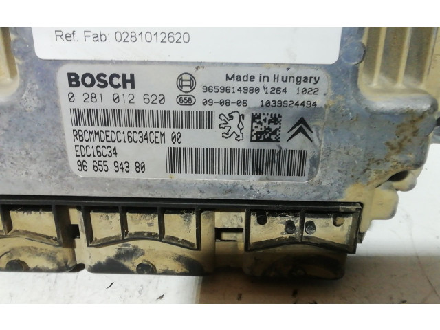 Блок управления двигателя 0281012620, 9665594380 Citroen Berlingo