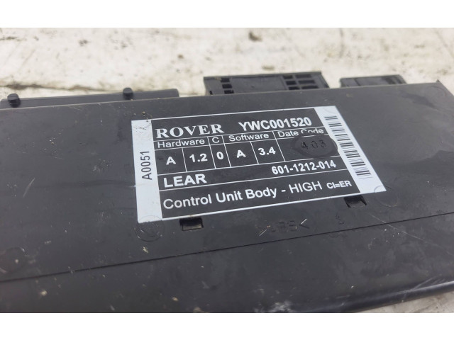 Блок комфорта YWC001520, 6011212014 Rover 75