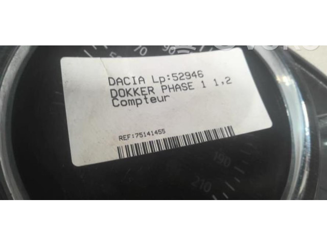 Панель приборов 248095021R   Dacia Dokker       